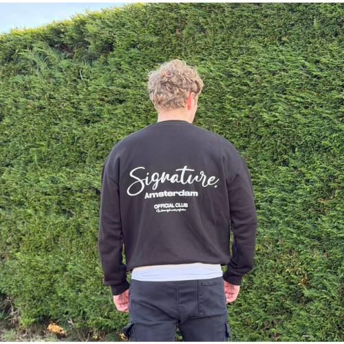Signature Official Club - Sweater Obsidianzwart
